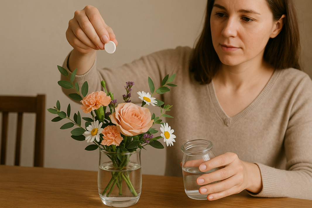 How Does Aspirin Work to Keep Flowers Looking Fresh?