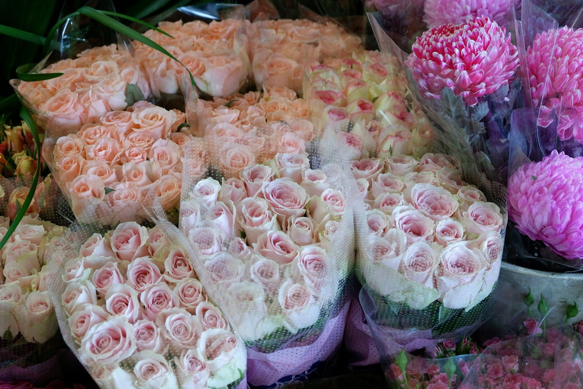 How Many Roses Are Typically Included in a Wholesale Bunch?