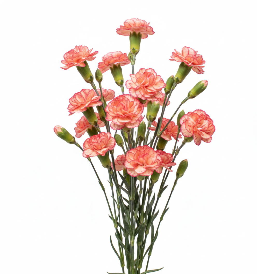 Minicarnation Bicolor Yellow Pink